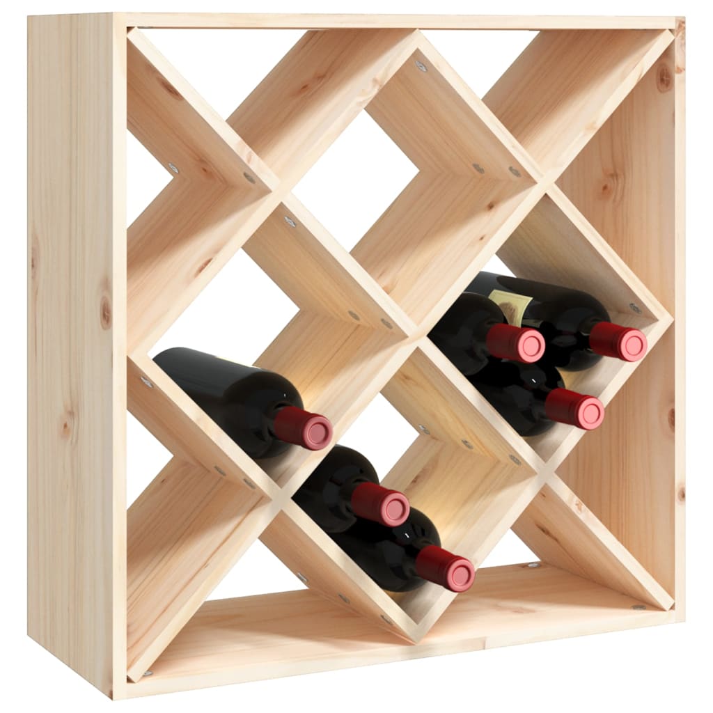 vidaXL Dulap de vinuri, 62x25x62 cm, lemn masiv de pin vidaXL Dulap de vinuri, 62x25x62 cm, lemn masiv de pin