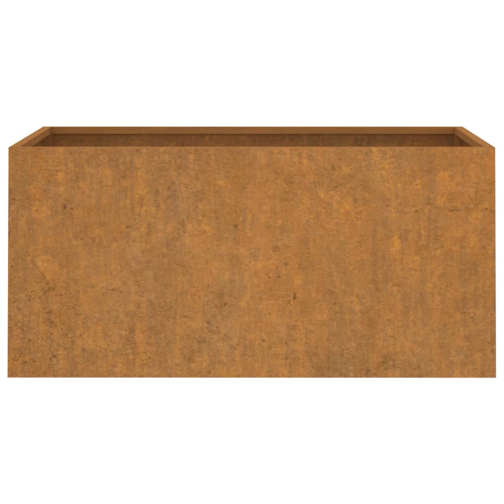 vidaXL Jardinieră, 62x30x29 cm, oțel corten vidaXL Jardinieră, 62x30x29 cm, oțel corten