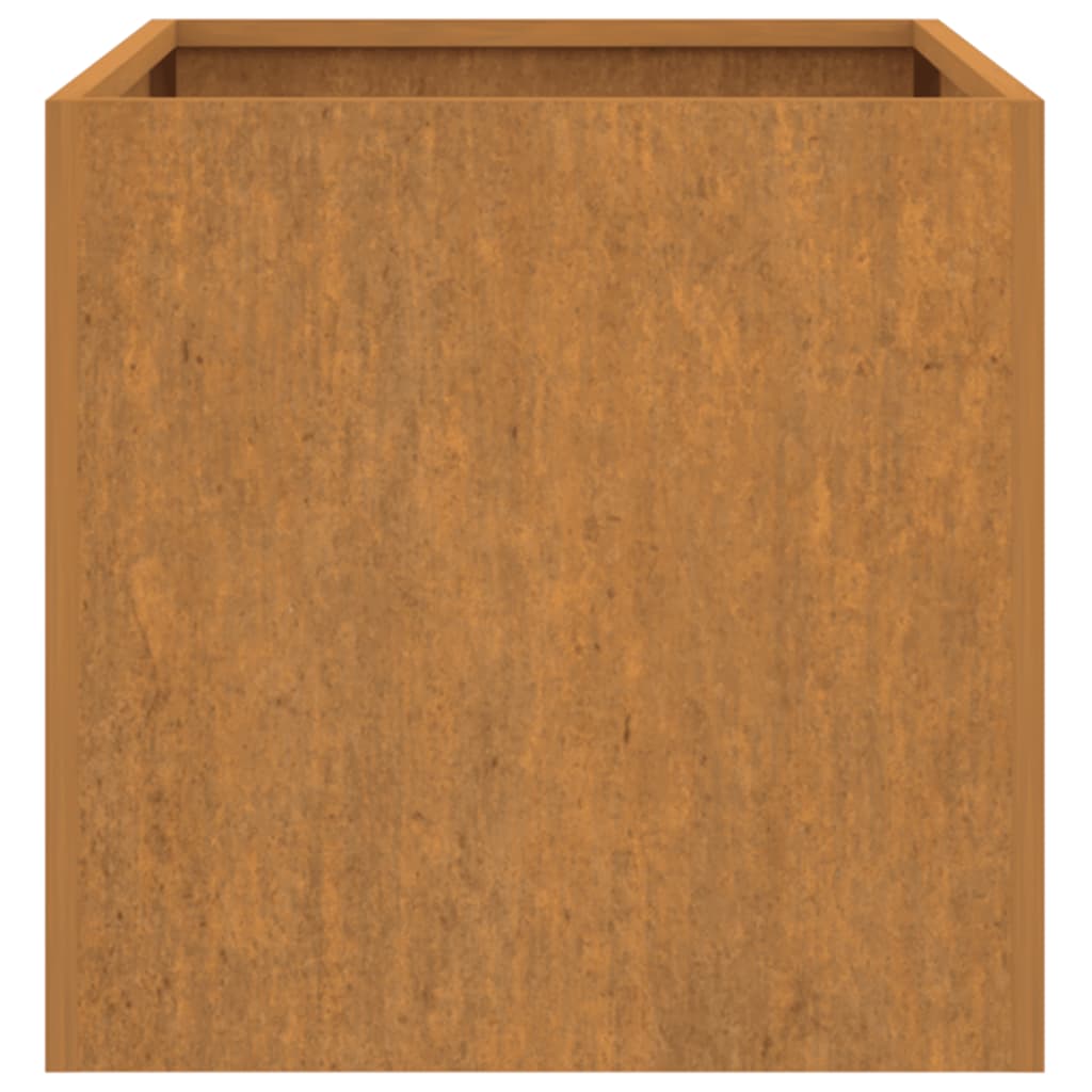 vidaXL Jardinieră, 62x30x29 cm, oțel corten vidaXL Jardinieră, 62x30x29 cm, oțel corten