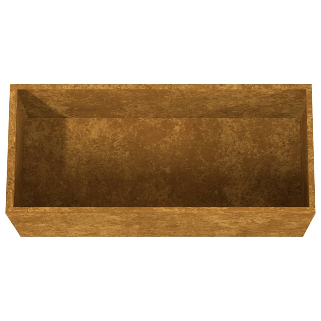 vidaXL Jardinieră, 62x30x29 cm, oțel corten vidaXL Jardinieră, 62x30x29 cm, oțel corten