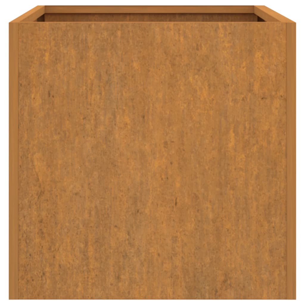 vidaXL Jardinieră, 62x40x39 cm, oțel corten vidaXL Jardinieră, 62x40x39 cm, oțel corten