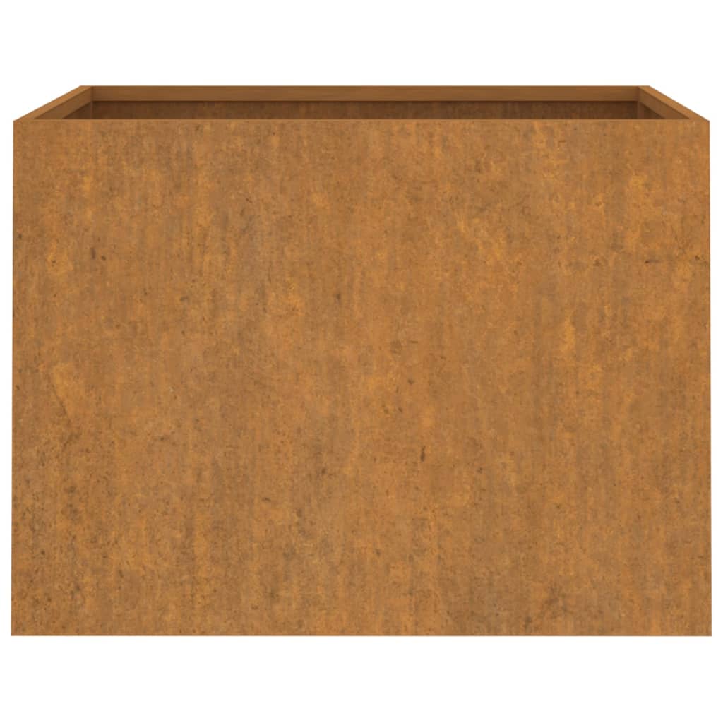 vidaXL Jardinieră, 62x47x46 cm, oțel corten vidaXL Jardinieră, 62x47x46 cm, oțel corten