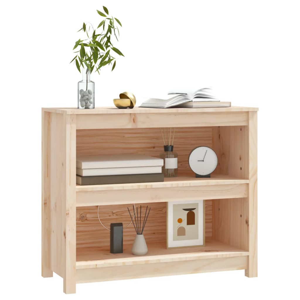vidaXL Bibliotecă, 80x35x68 cm, lemn masiv de pin vidaXL Bibliotecă, 80x35x68 cm, lemn masiv de pin