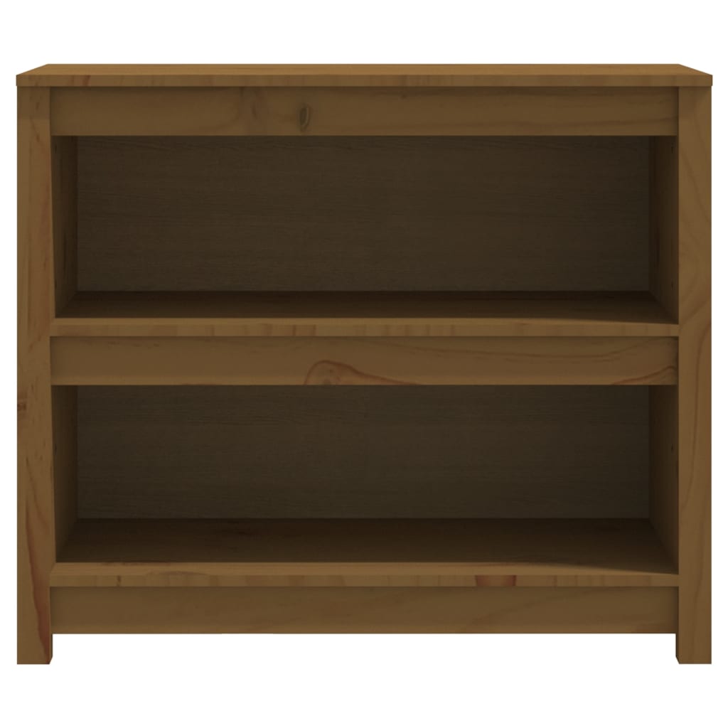 vidaXL Bibliotecă, maro miere, 80x35x68 cm, lemn masiv de pin vidaXL Bibliotecă, maro miere, 80x35x68 cm, lemn masiv de pin