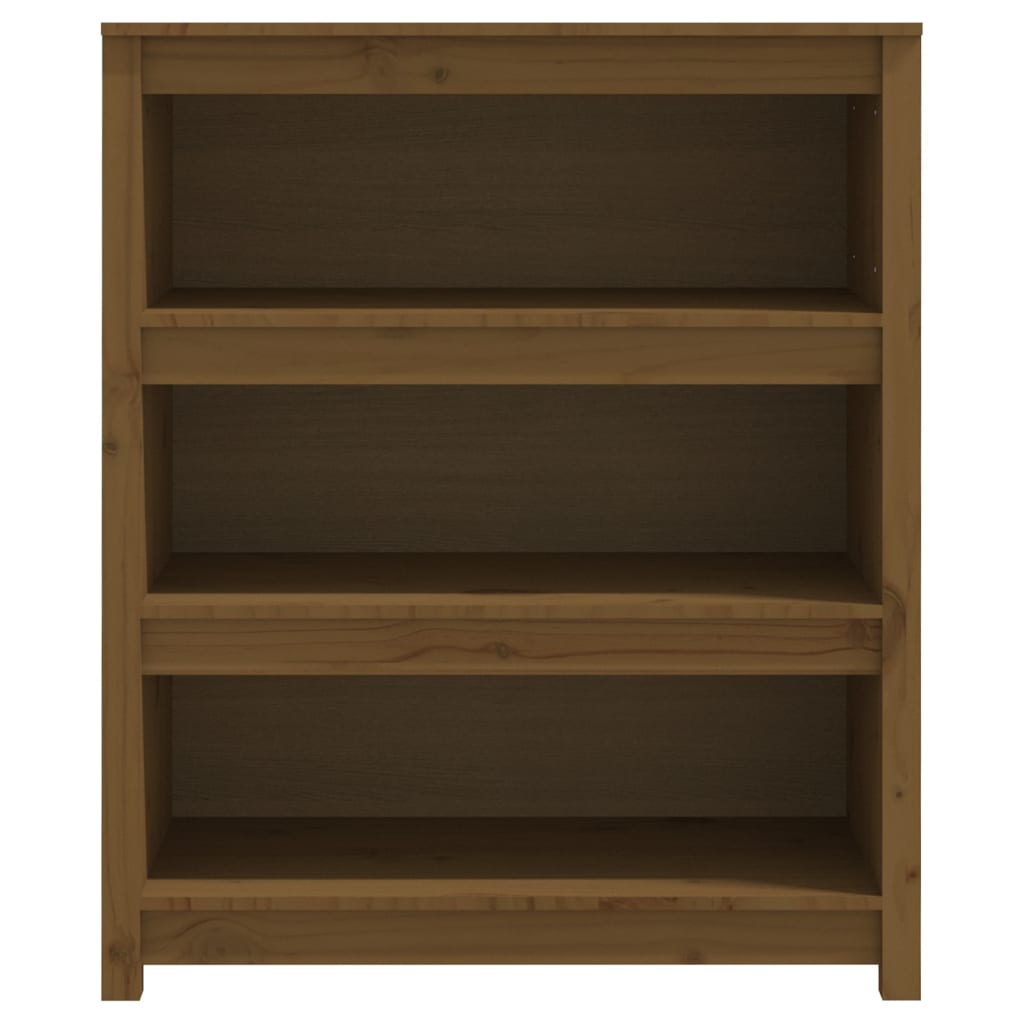 vidaXL Bibliotecă, maro miere, 80x35x97 cm, lemn masiv de pin vidaXL Bibliotecă, maro miere, 80x35x97 cm, lemn masiv de pin