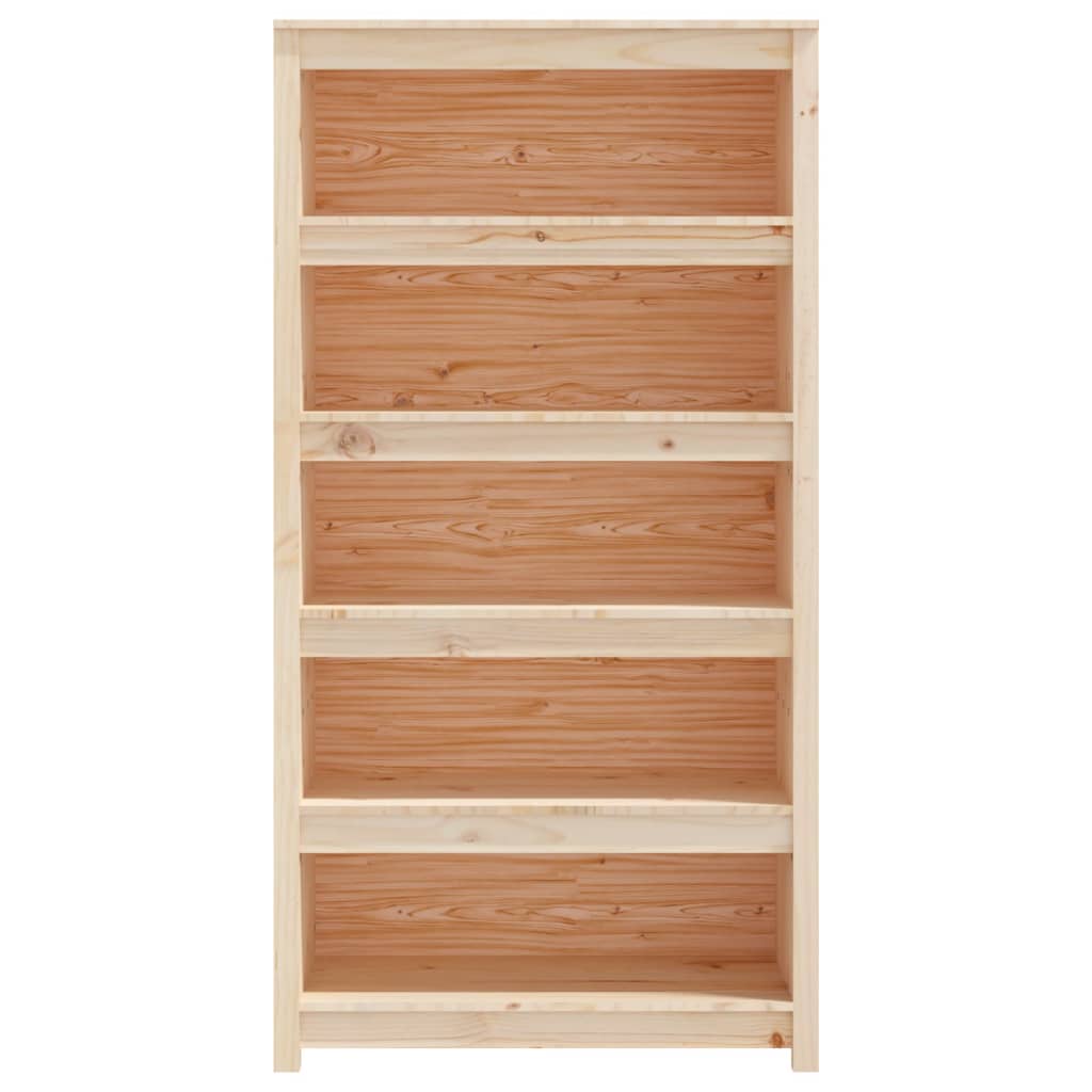 vidaXL Bibliotecă, 80x35x154 cm, lemn masiv de pin vidaXL Bibliotecă, 80x35x154 cm, lemn masiv de pin