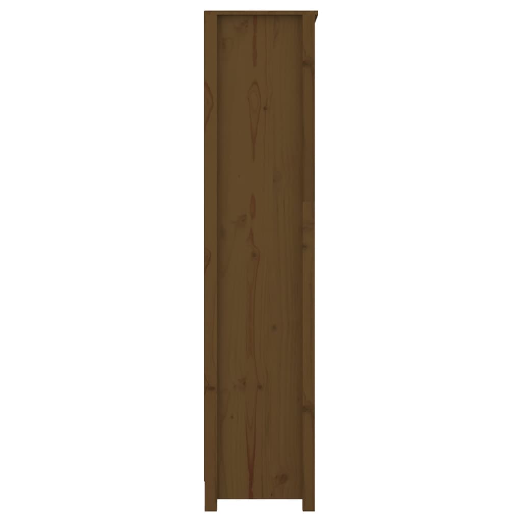 vidaXL Bibliotecă, maro miere, 80x35x154 cm, lemn masiv de pin vidaXL Bibliotecă, maro miere, 80x35x154 cm, lemn masiv de pin