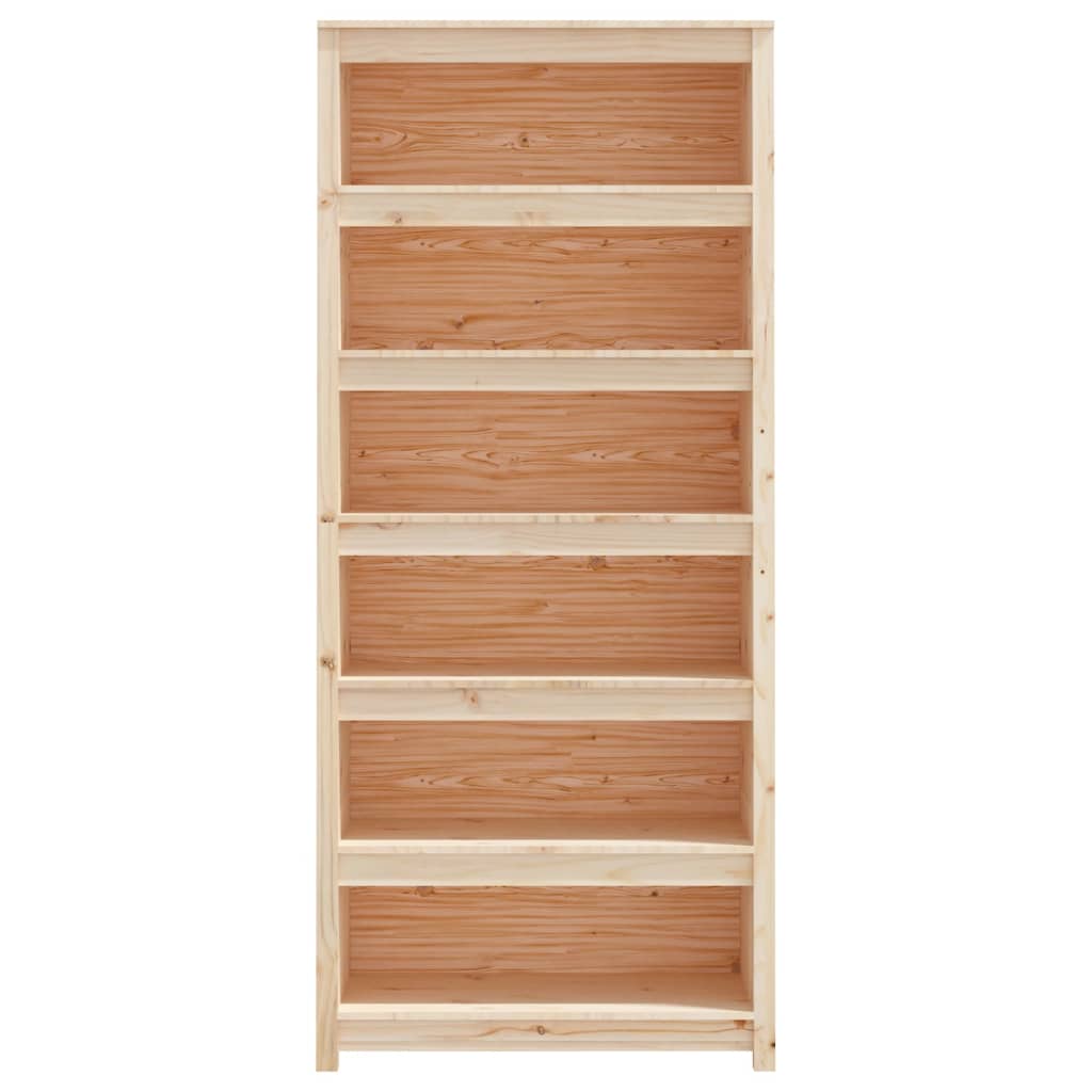 vidaXL Bibliotecă, 80x35x183 cm, lemn masiv de pin vidaXL Bibliotecă, 80x35x183 cm, lemn masiv de pin