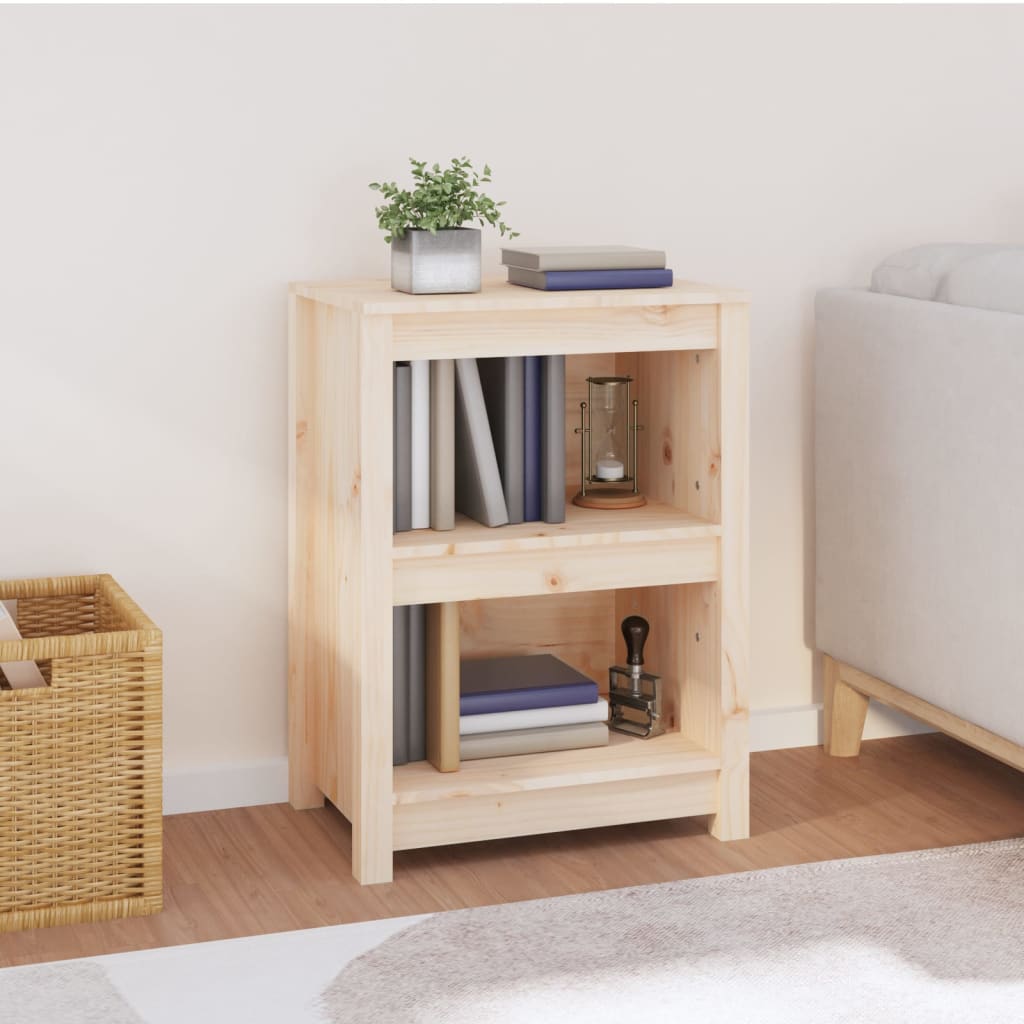 vidaXL Bibliotecă, 50x35x68 cm, lemn masiv de pin vidaXL Bibliotecă, 50x35x68 cm, lemn masiv de pin
