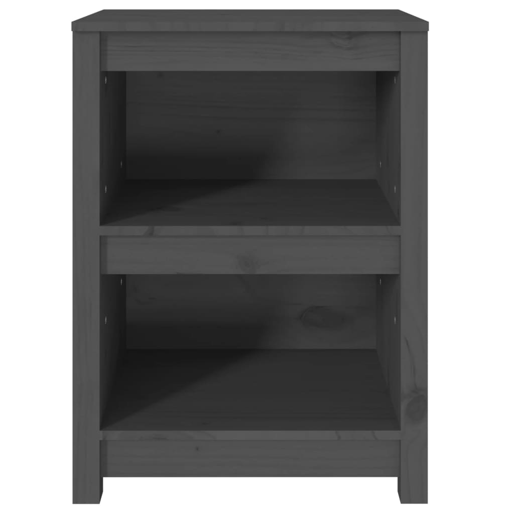 vidaXL Bibliotecă, gri, 50x35x68 cm, lemn masiv de pin vidaXL Bibliotecă, gri, 50x35x68 cm, lemn masiv de pin