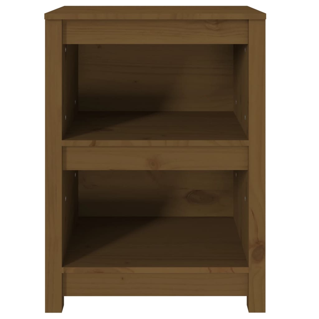 vidaXL Bibliotecă, maro miere, 50x35x68 cm, lemn masiv de pin