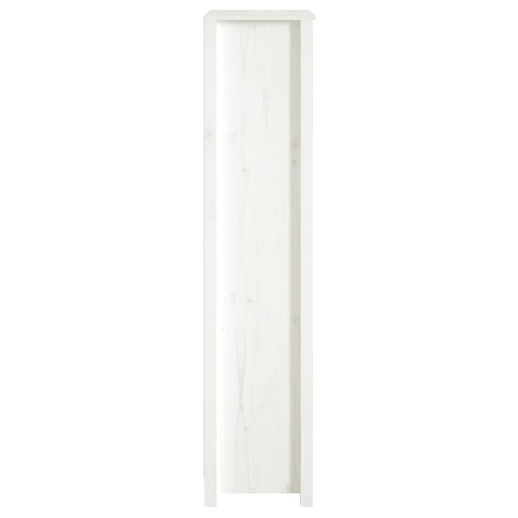 vidaXL Bibliotecă, alb, 50x35x154 cm, lemn masiv de pin vidaXL Bibliotecă, alb, 50x35x154 cm, lemn masiv de pin