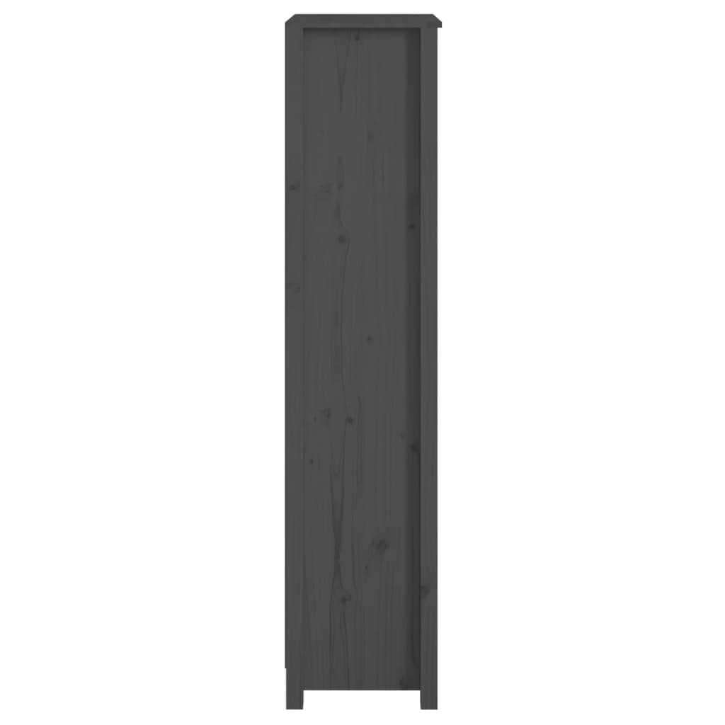 vidaXL Bibliotecă, gri, 50x35x154 cm, lemn masiv de pin vidaXL Bibliotecă, gri, 50x35x154 cm, lemn masiv de pin