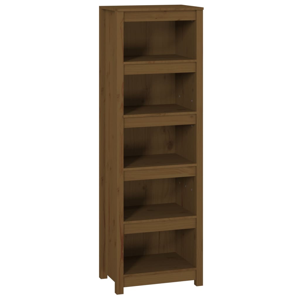 vidaXL Bibliotecă, maro miere, 50x35x154 cm, lemn masiv de pin vidaXL Bibliotecă, maro miere, 50x35x154 cm, lemn masiv de pin