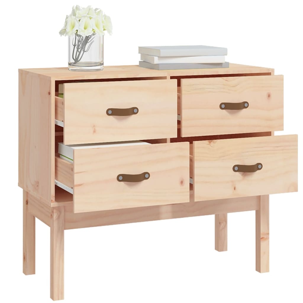 vidaXL Dulap consolă, 90x40x78 cm, lemn masiv de pin vidaXL Dulap consolă, 90x40x78 cm, lemn masiv de pin