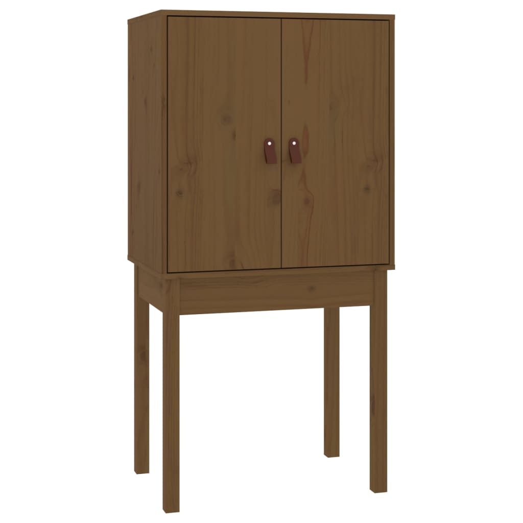 vidaXL Dulap înalt, maro miere, 60x40x120 cm, lemn masiv de pin