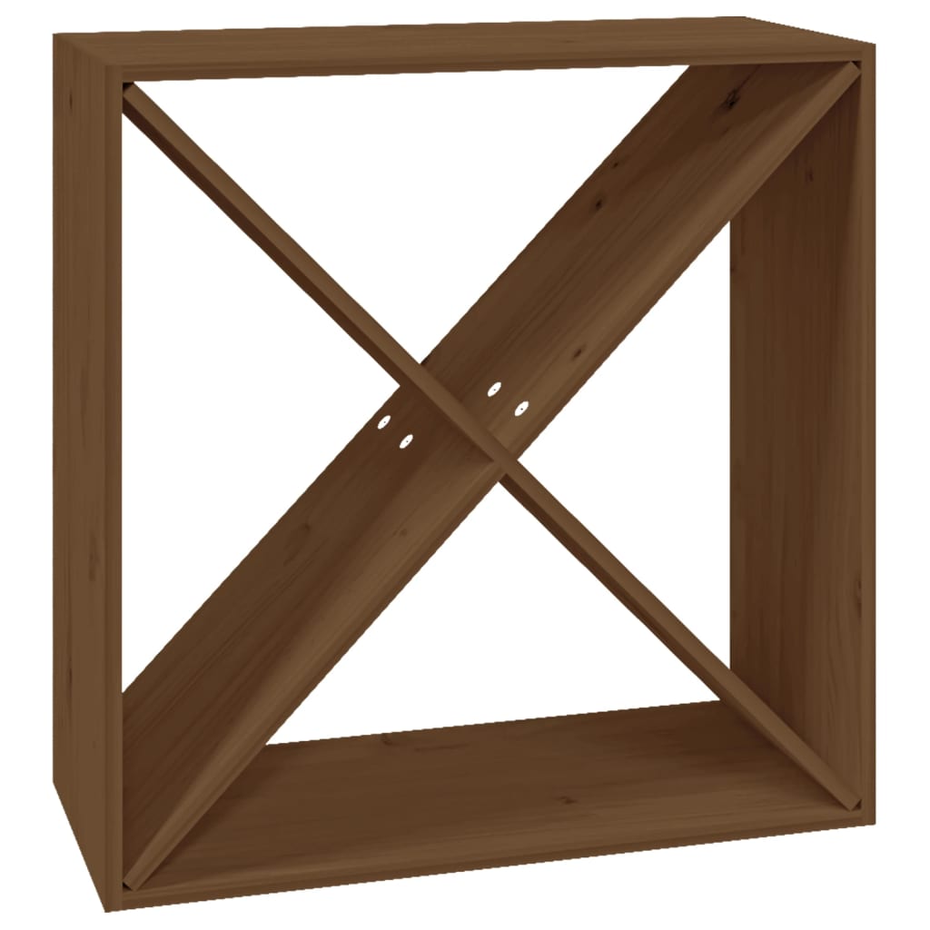 vidaXL Dulap de vinuri, maro miere, 62x25x62 cm, lemn masiv de pin vidaXL Dulap de vinuri, maro miere, 62x25x62 cm, lemn masiv de pin