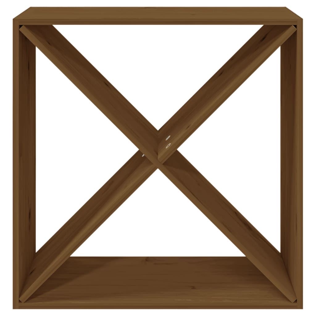 vidaXL Dulap de vinuri, maro miere, 62x25x62 cm, lemn masiv de pin vidaXL Dulap de vinuri, maro miere, 62x25x62 cm, lemn masiv de pin