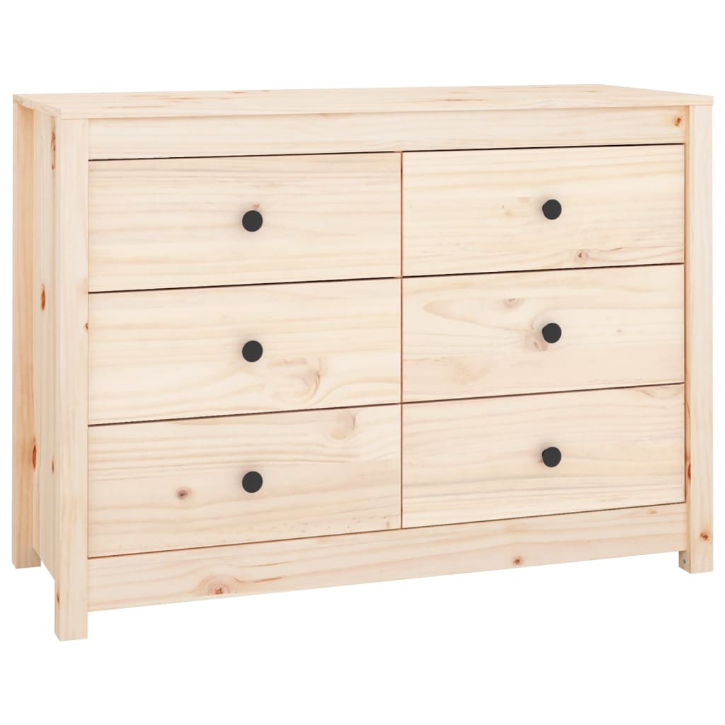 vidaXL Dulap lateral, 100x40x72 cm, lemn masiv de pin vidaXL Dulap lateral, 100x40x72 cm, lemn masiv de pin