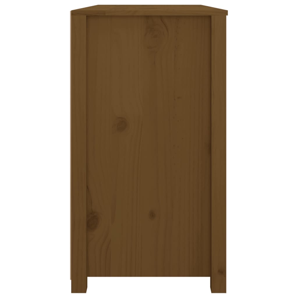 vidaXL Dulap lateral, maro miere, 100x40x72 cm, lemn masiv de pin