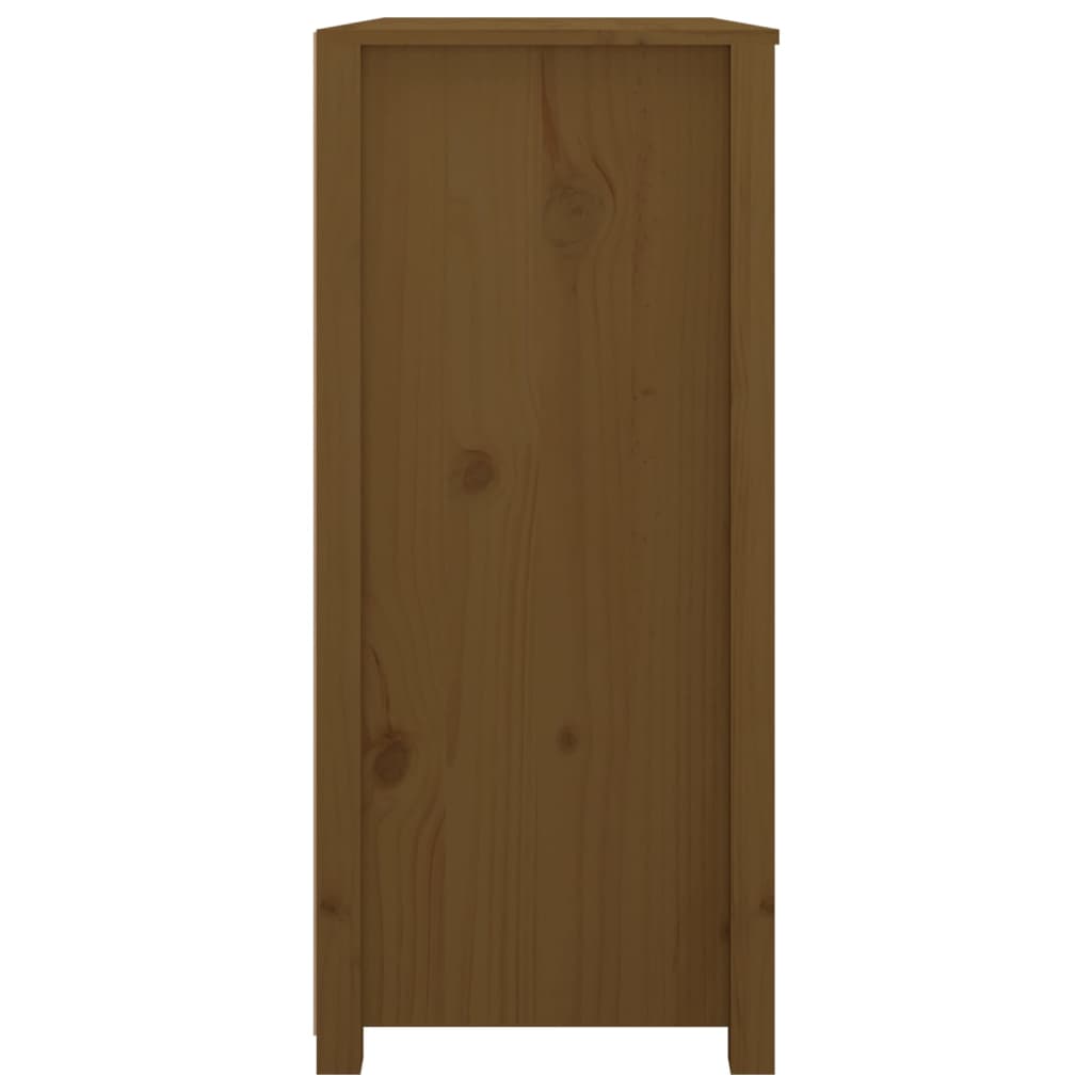 vidaXL Dulap lateral, maro miere, 100x40x90 cm, lemn masiv de pin