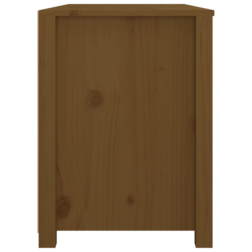 vidaXL Dulap lateral, maro miere, 100x40x54 cm, lemn masiv de pin