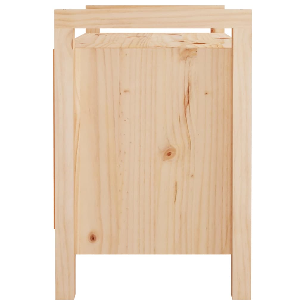 vidaXL Bancă de hol, 80x40x60 cm, lemn masiv pin vidaXL Bancă de hol, 80x40x60 cm, lemn masiv pin