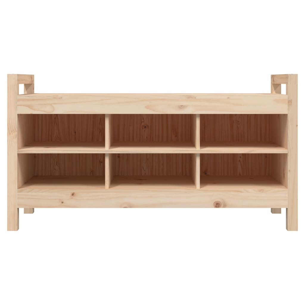 vidaXL Bancă de hol, 110x40x60 cm, lemn masiv de pin vidaXL Bancă de hol, 110x40x60 cm, lemn masiv de pin