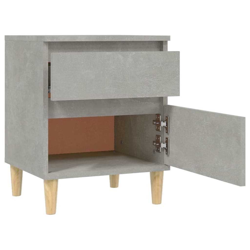 vidaXL Noptiere, gri beton, 40x35x50 cm vidaXL Noptiere, gri beton, 40x35x50 cm