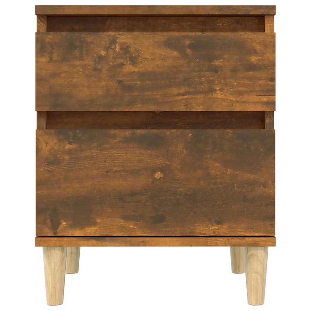 vidaXL Noptiere, 2 buc., stejar fumuriu, 40x35x50 cm vidaXL Noptiere, 2 buc., stejar fumuriu, 40x35x50 cm
