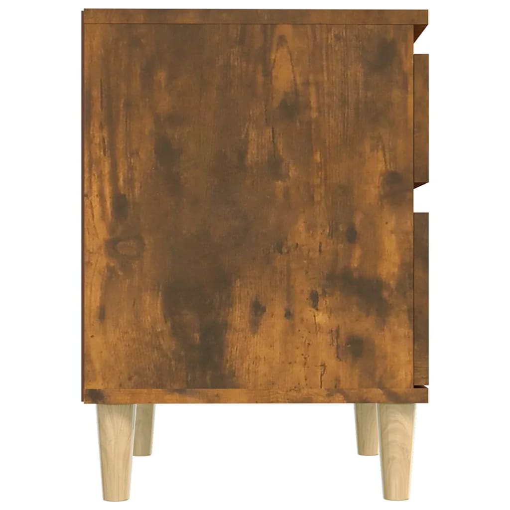 vidaXL Noptiere, 2 buc., stejar fumuriu, 40x35x50 cm vidaXL Noptiere, 2 buc., stejar fumuriu, 40x35x50 cm