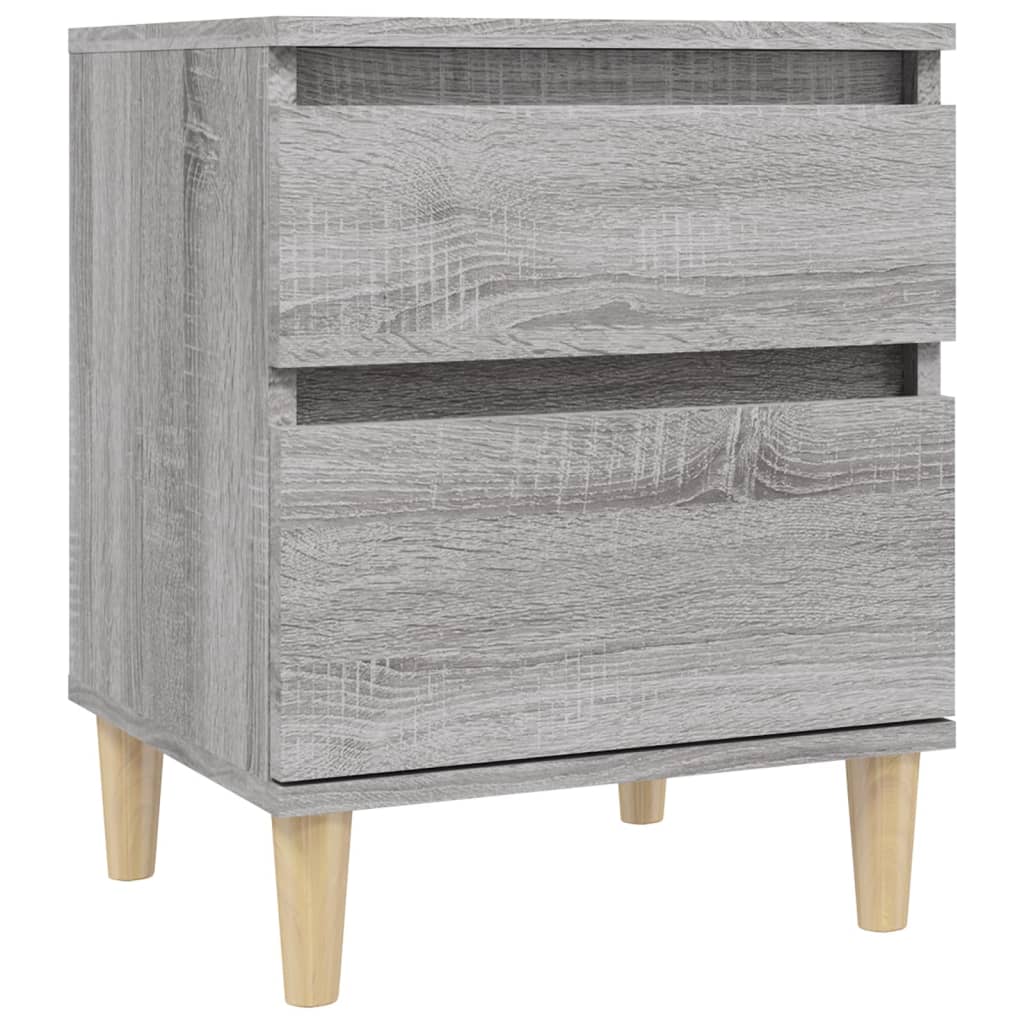 vidaXL Noptiere, 2 buc., gri sonoma, 40x35x50 cm vidaXL Noptiere, 2 buc., gri sonoma, 40x35x50 cm