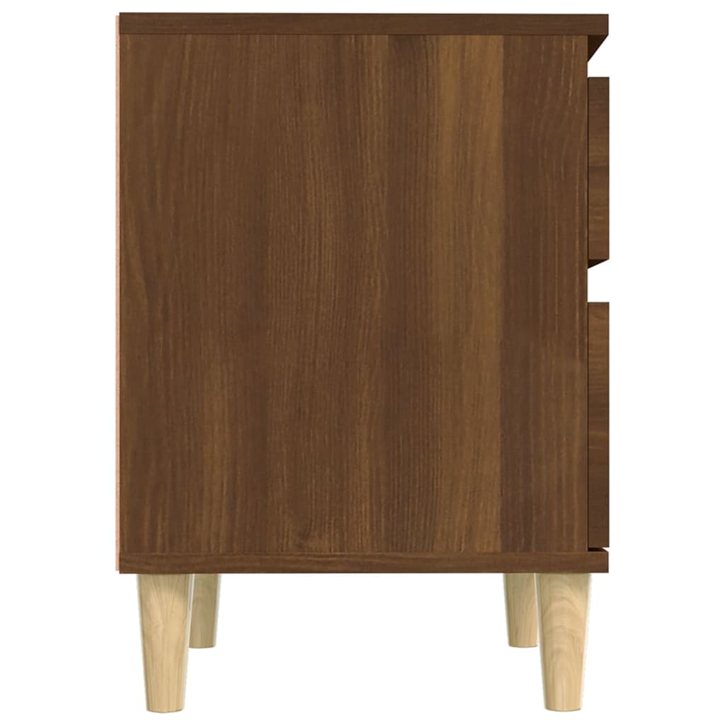 vidaXL Noptiere, 2 buc., stejar maro, 40x35x50 cm vidaXL Noptiere, 2 buc., stejar maro, 40x35x50 cm
