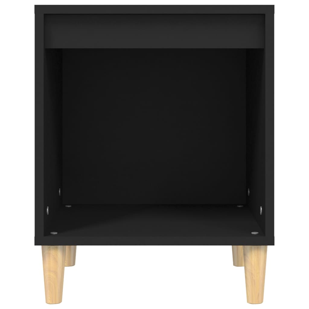 vidaXL Noptiere, 2 buc., negru, 40x35x50 cm vidaXL Noptiere, 2 buc., negru, 40x35x50 cm