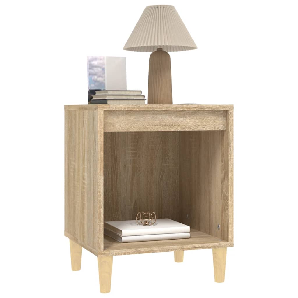 vidaXL Noptiere, 2 buc., stejar sonoma, 40x35x50 cm vidaXL Noptiere, 2 buc., stejar sonoma, 40x35x50 cm