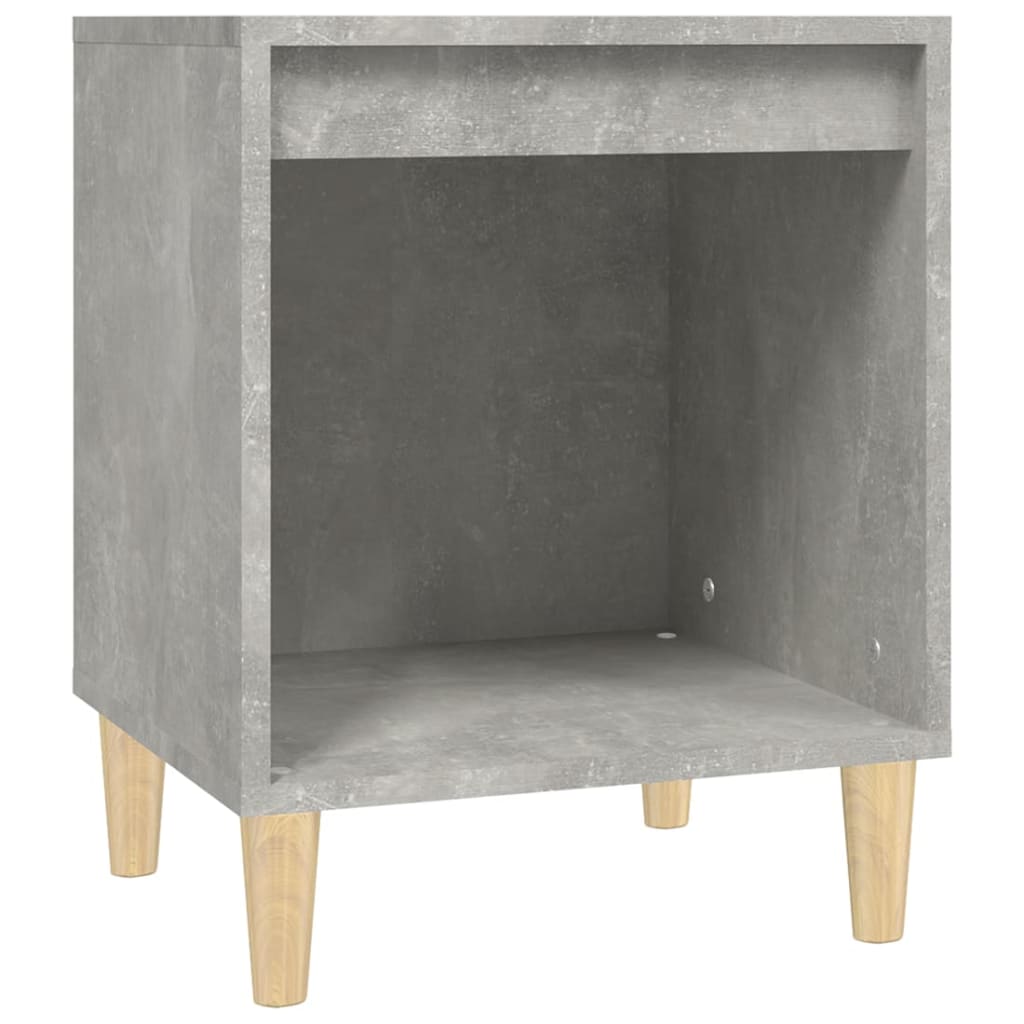 vidaXL Noptiere, 2 buc., gri beton, 40x35x50 cm