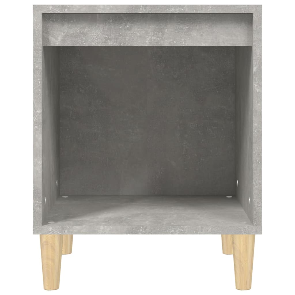 vidaXL Noptiere, 2 buc., gri beton, 40x35x50 cm