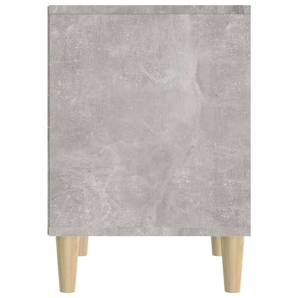 vidaXL Noptiere, 2 buc., gri beton, 40x35x50 cm