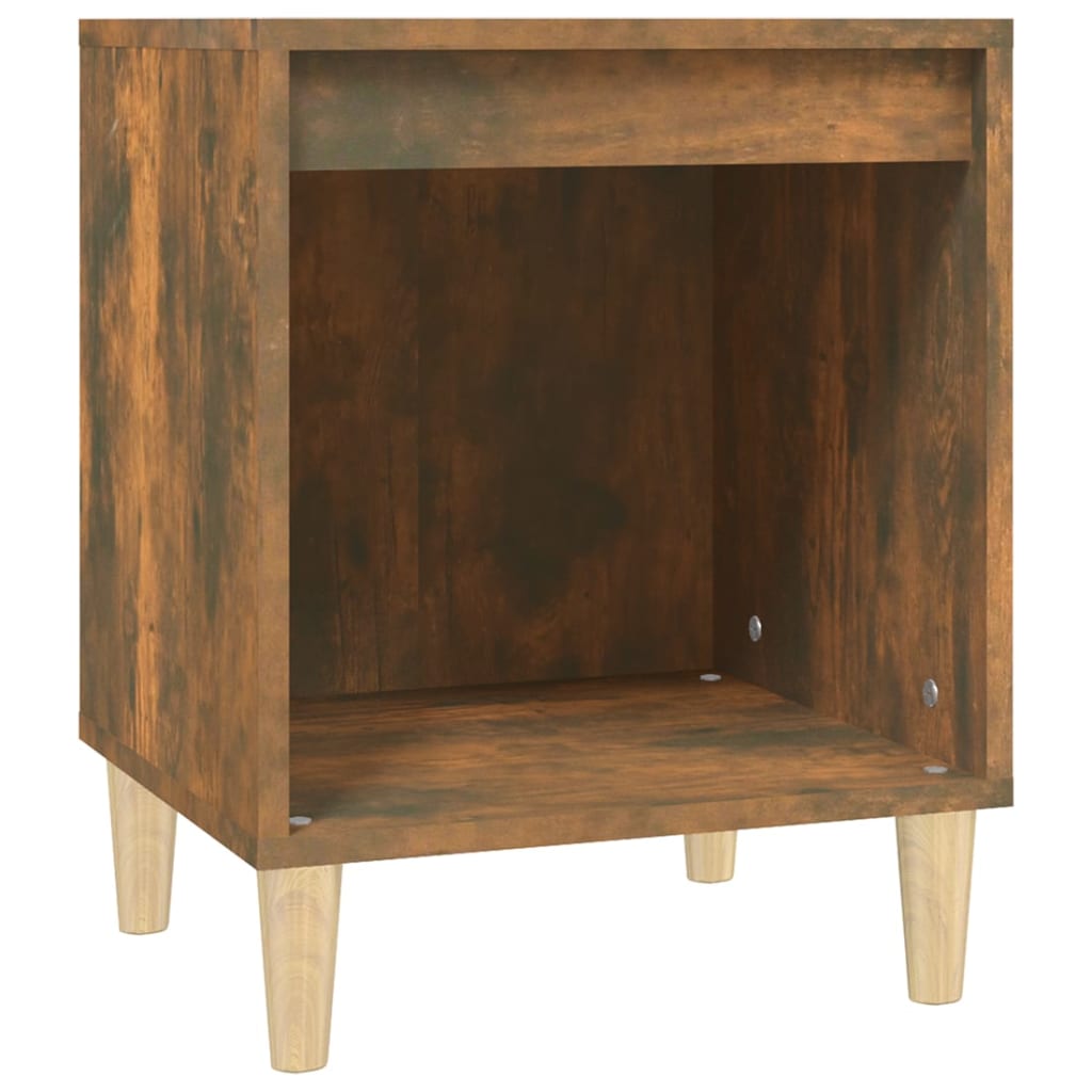 vidaXL Noptiere, 2 buc., stejar fumuriu, 40x35x50 cm vidaXL Noptiere, 2 buc., stejar fumuriu, 40x35x50 cm