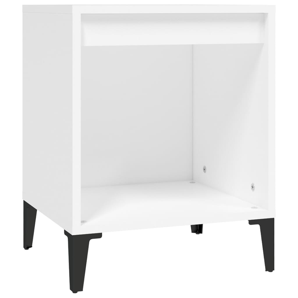 vidaXL Noptiere, alb, 40x35x50 cm vidaXL Noptiere, alb, 40x35x50 cm