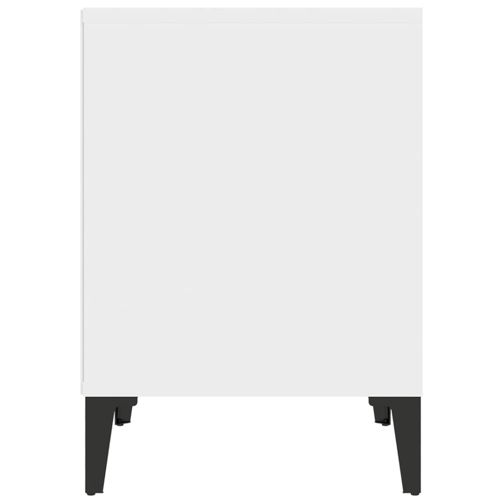 vidaXL Noptiere, alb, 40x35x50 cm vidaXL Noptiere, alb, 40x35x50 cm