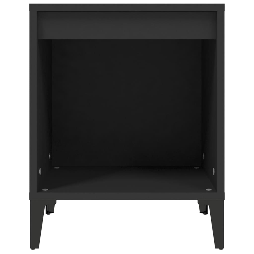 vidaXL Noptiere, negru, 40x35x50 cm vidaXL Noptiere, negru, 40x35x50 cm