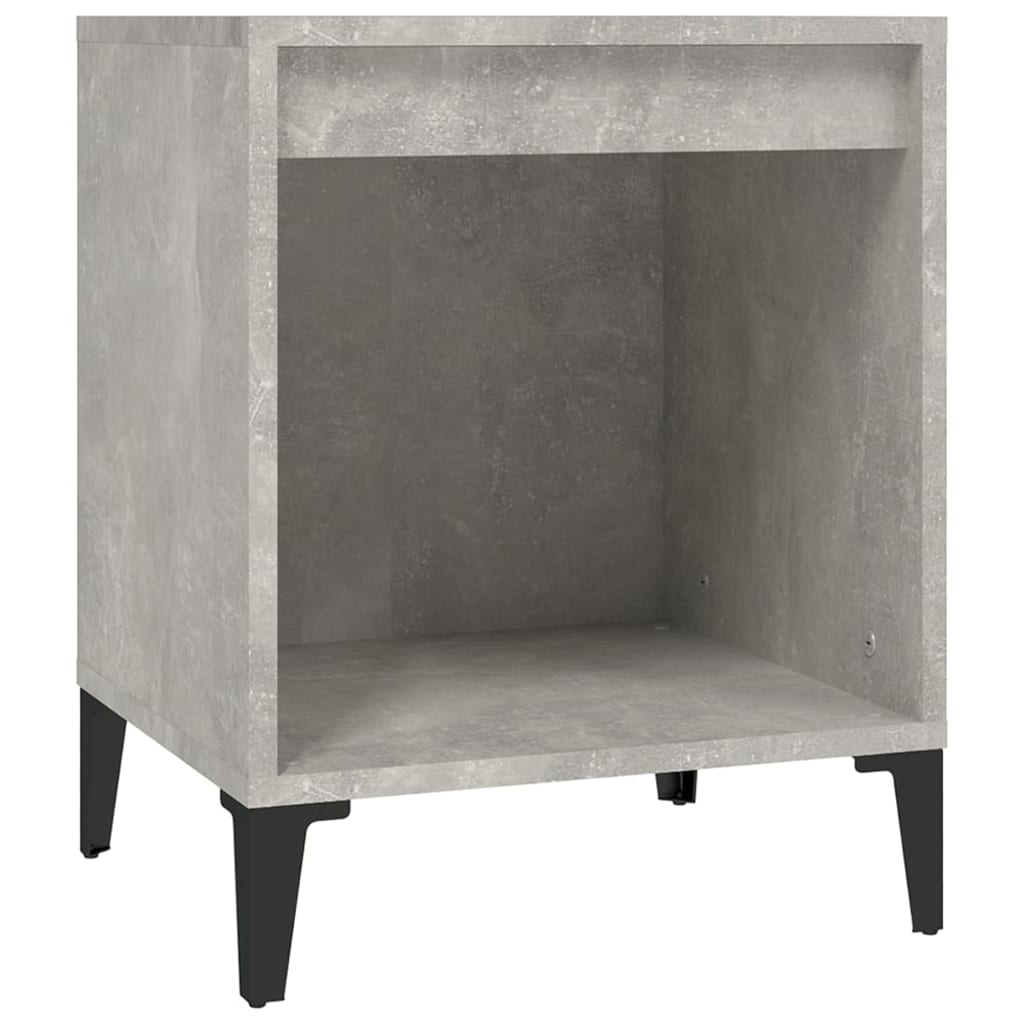 vidaXL Noptiere, gri beton, 40x35x50 cm vidaXL Noptiere, gri beton, 40x35x50 cm