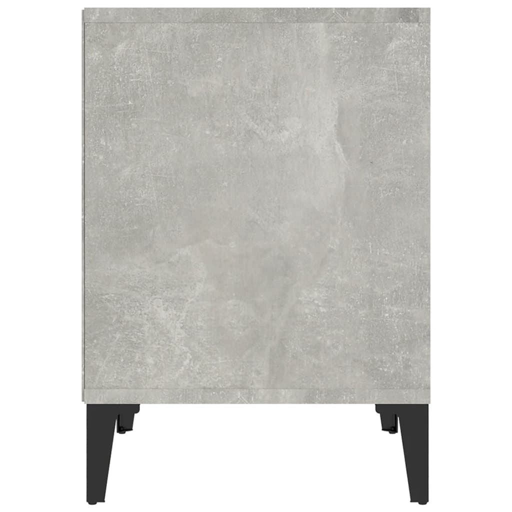 vidaXL Noptiere, gri beton, 40x35x50 cm vidaXL Noptiere, gri beton, 40x35x50 cm