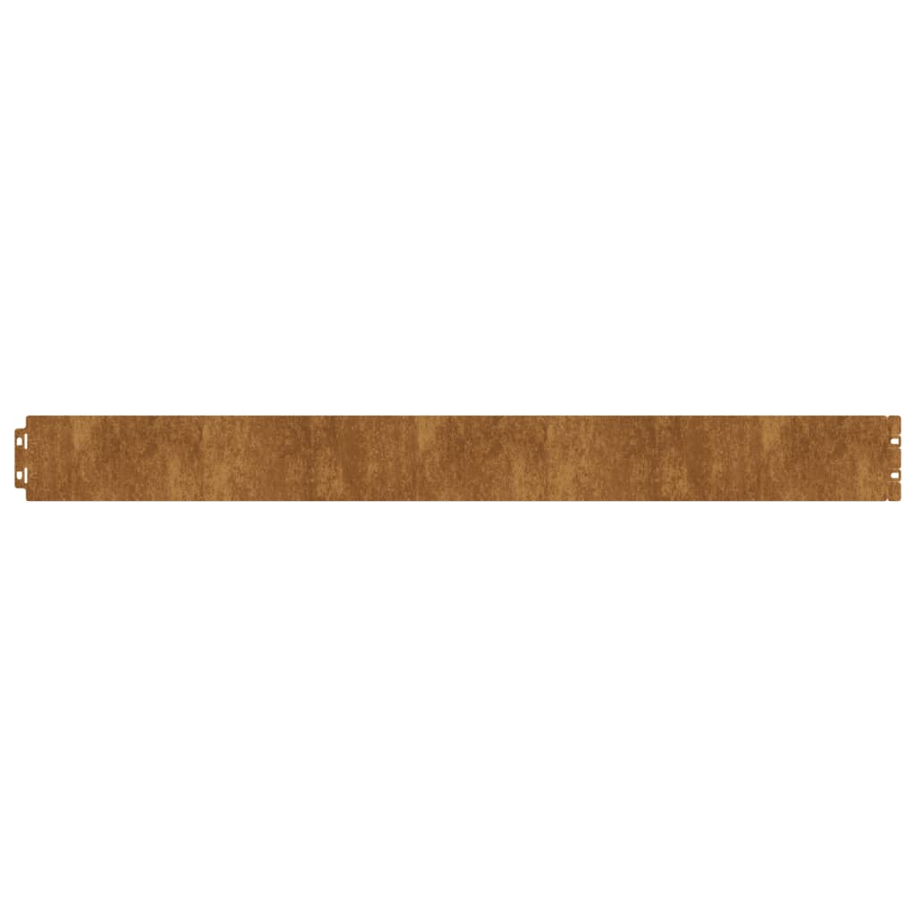 vidaXL Borduri de gazon 10 buc. 10x103 cm oțel Corten flexibil vidaXL Borduri de gazon 10 buc. 10x103 cm oțel Corten flexibil