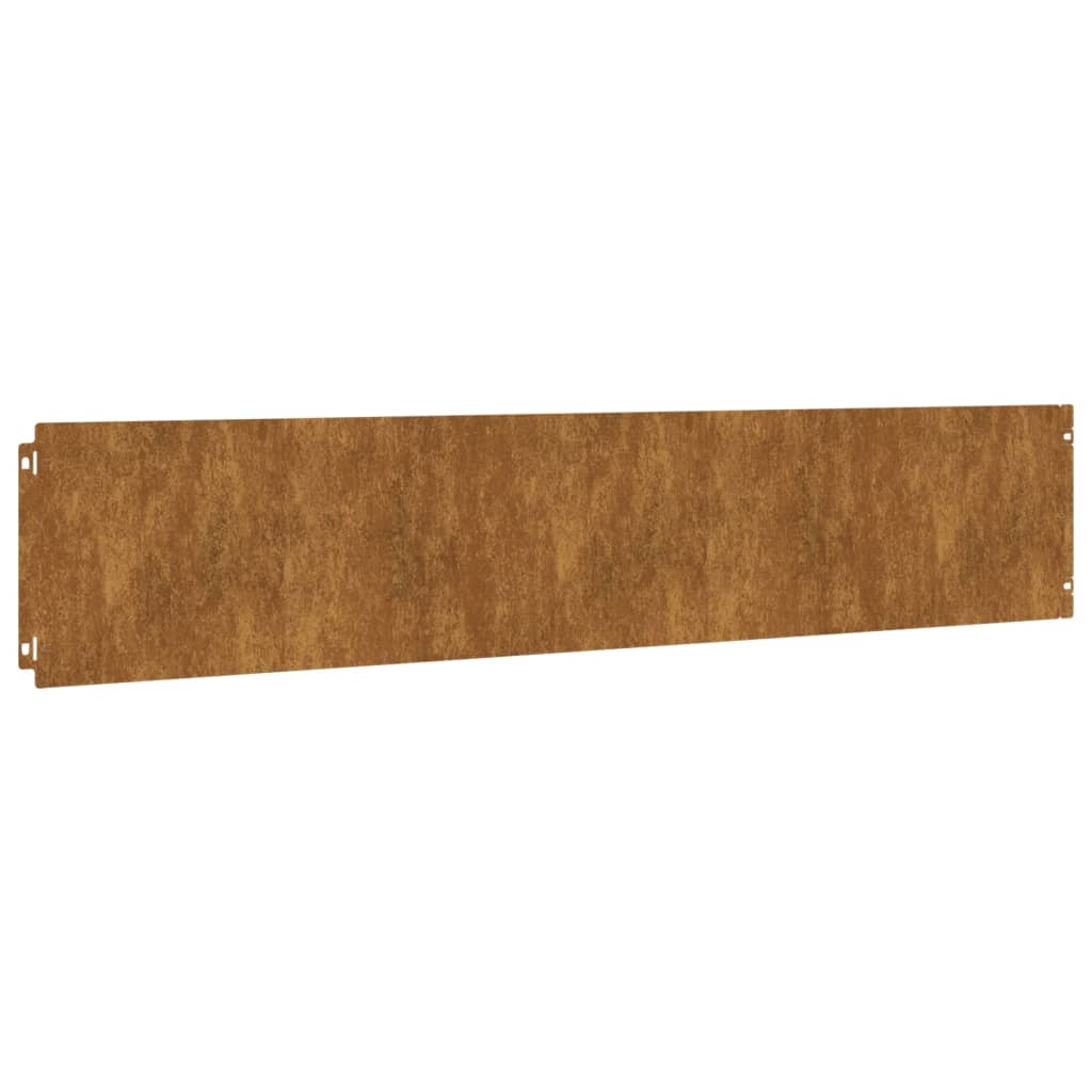 vidaXL Borduri de gazon 10 buc. 20x103 cm oțel Corten flexibil