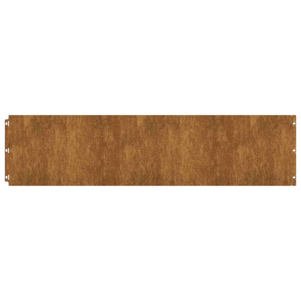vidaXL Borduri de gazon 10 buc. 25x103 cm oțel Corten flexibil