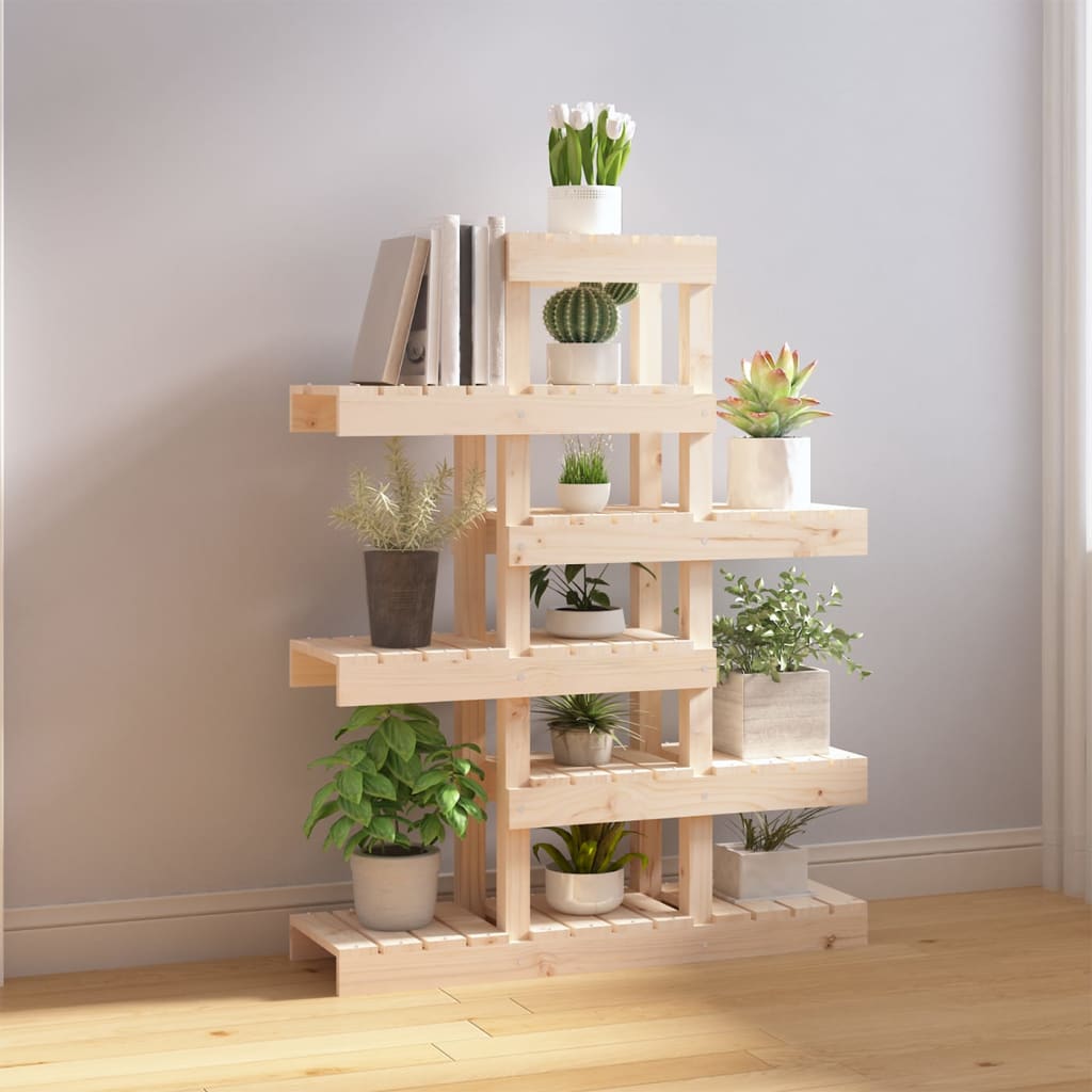 vidaXL Suport pentru plante, 85x25x109,5 cm, lemn masiv de pin
