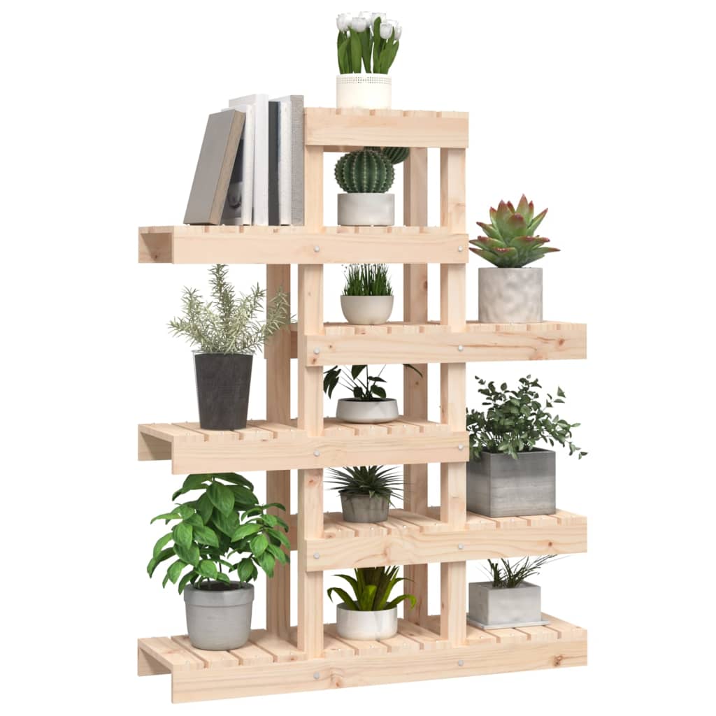 vidaXL Suport pentru plante, 85x25x109,5 cm, lemn masiv de pin