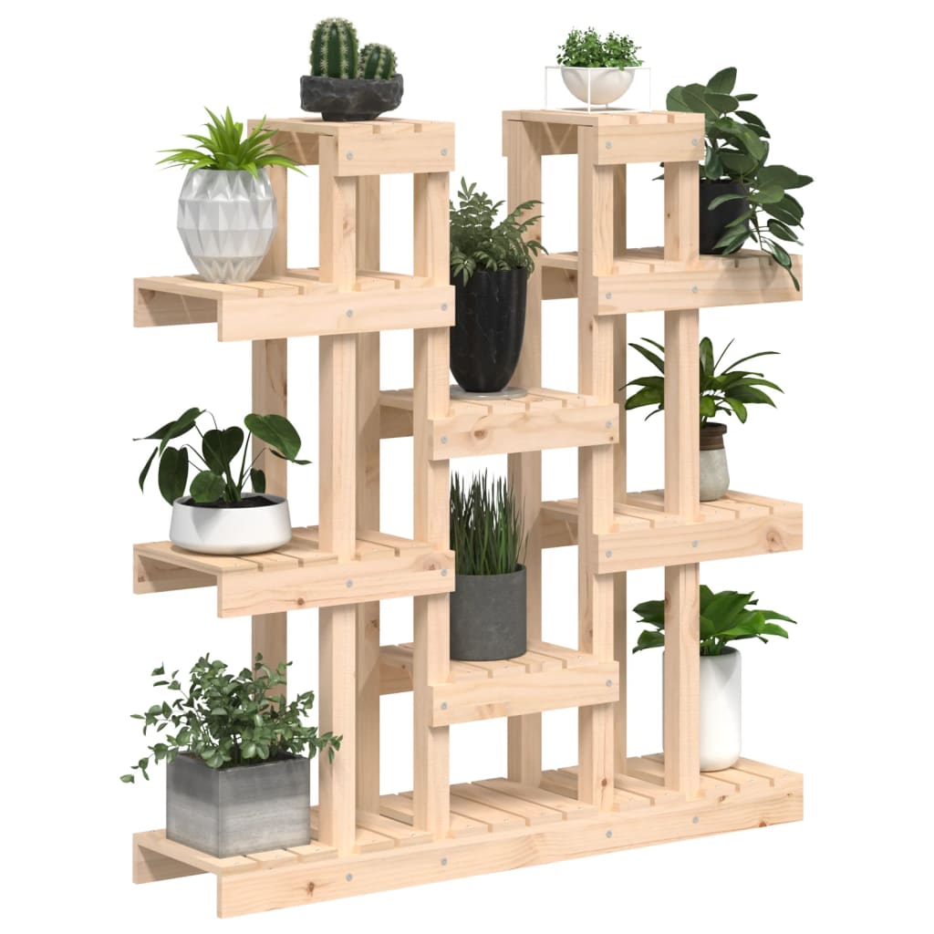 vidaXL Suport pentru plante, 104,5x25x109,5 cm, lemn masiv de pin vidaXL Suport pentru plante, 104,5x25x109,5 cm, lemn masiv de pin